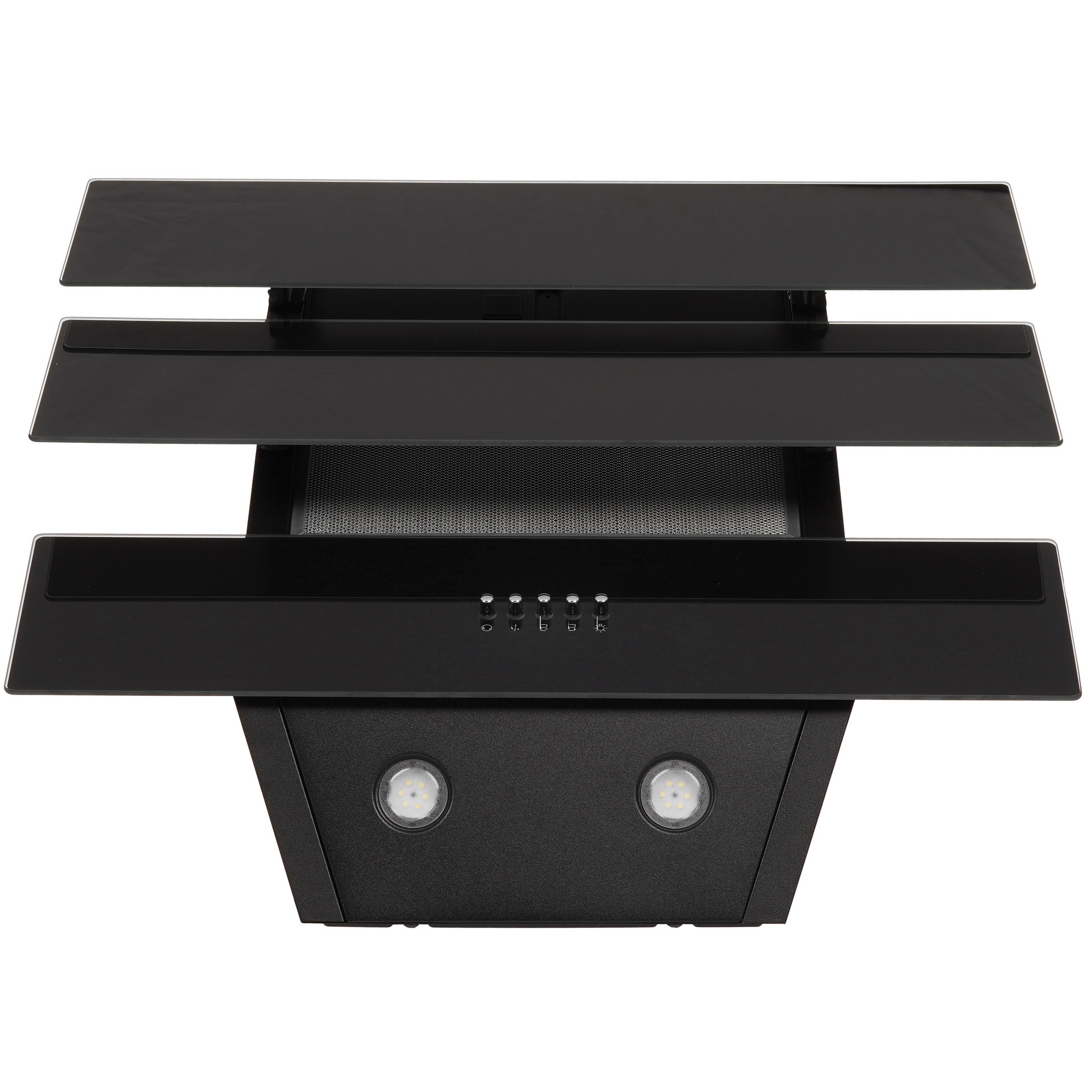 9121485 Вытяжка наклонная Monsher TROYES 60 Noir черный/черный STDN-0100086 - Вид №6