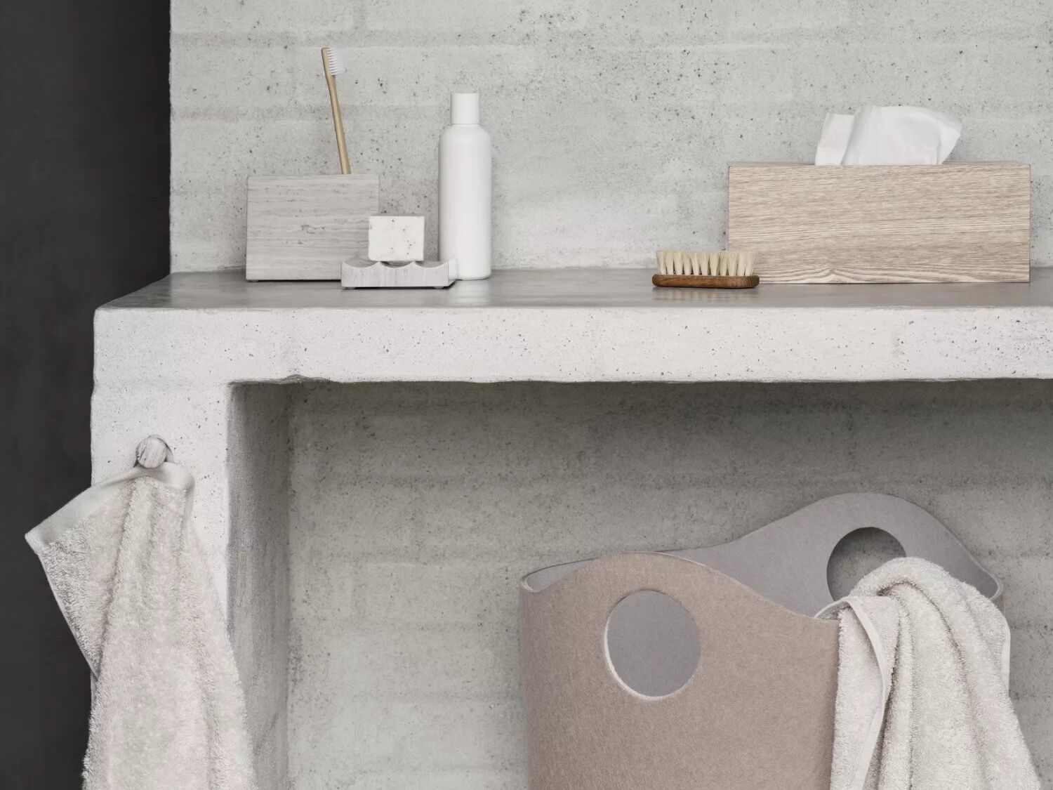 Подставка для зубных щеток из мрамора blomus Lamura ARCH-00088342 - Вид №4