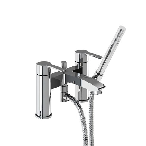 Смеситель для ванны с ручным душем, набортный [CTA16] Britton Burlington CTA16  - Вид №1