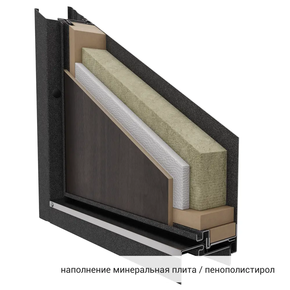 Дверь входная металлическая Грата 950 мм правая цвет скай мореный TOREX STLM-2144745 - Вид №16