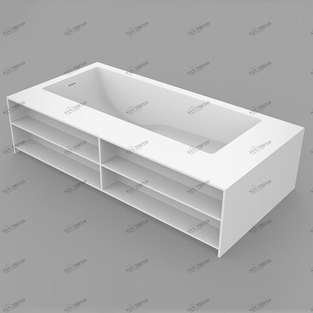 Dimasi Ванна прямоугольная отдельностоящая 2000x1000 Jade Library E белая JDLE01310200