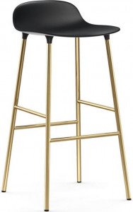 1400938 Барный стул 75 см латунь черный Normann Copenhagen Form