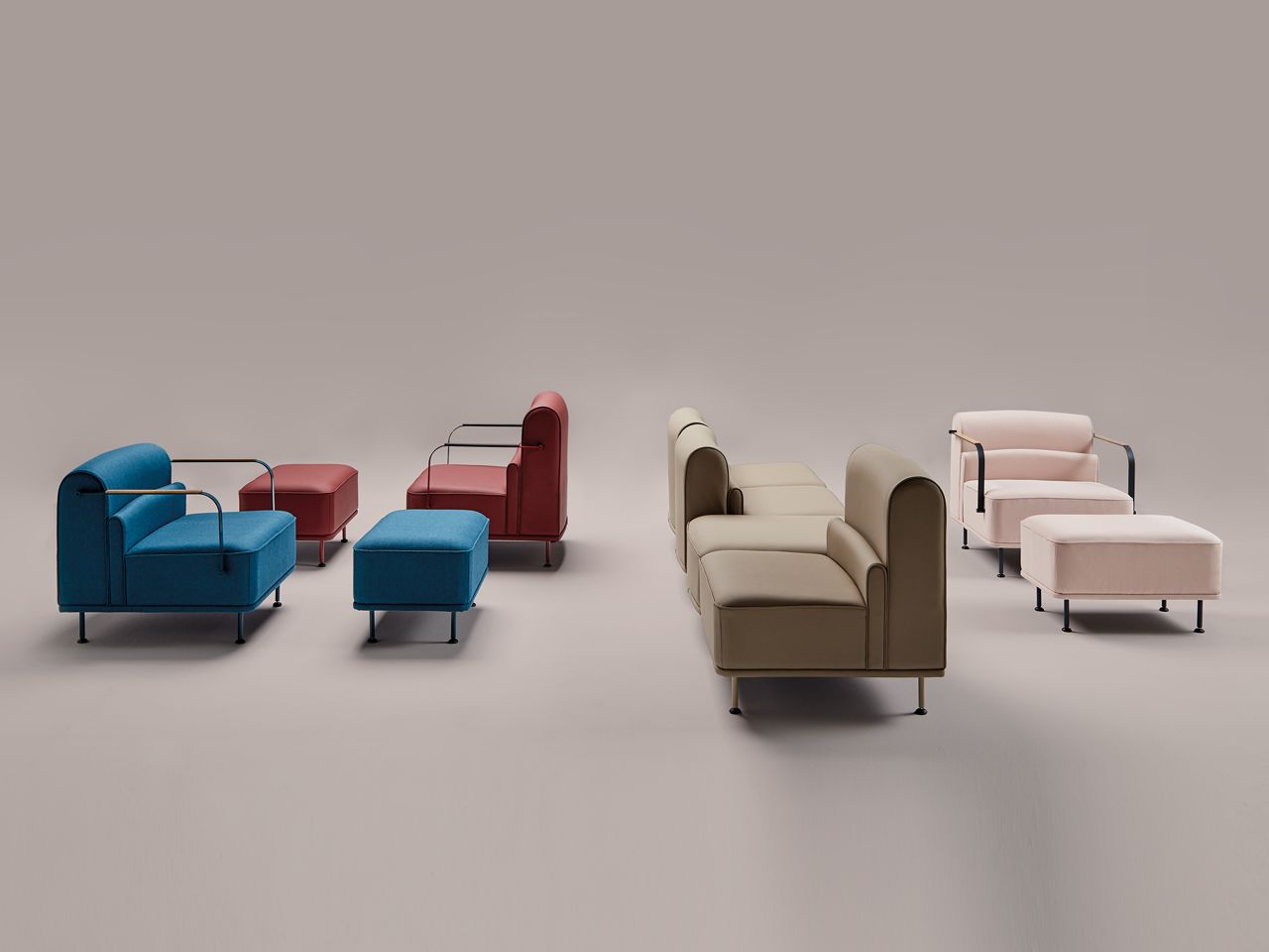 Тканевое кресло с подлокотниками Mobboli Alpe ARCH-00105279 - Вид №2