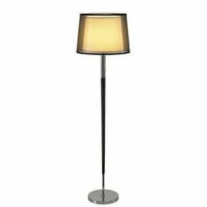 Торшер с абажуром 166х46 см черный Bishade 155652 SLV BISHADE 00-3889415 Черный