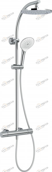 E32851-CP Душевая колонна с термостатом Jacobdelafon AMELIE Santreyd