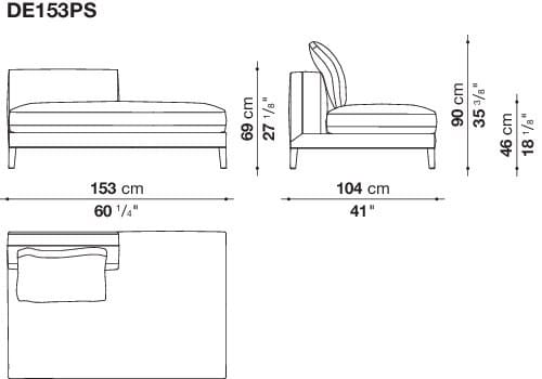 Угловой диван из ткани Maxalto Dives Soft ARCH-00042072 - Вид №16