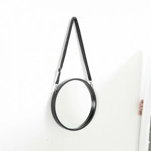 Зеркало на ремне круглое черное диаметр 30 см Eertrin Small от La Forma LA FORMA EERTRIN 321478 -