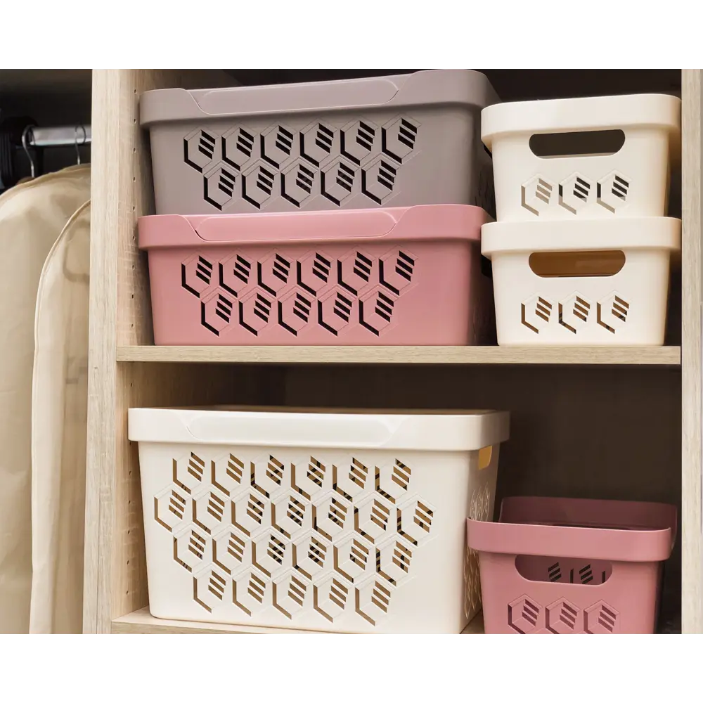 Santreyd Перфорированный органайзер 18 л с крышкой-полкой 82215662 Ящик STLM-0022147 - Вид №9