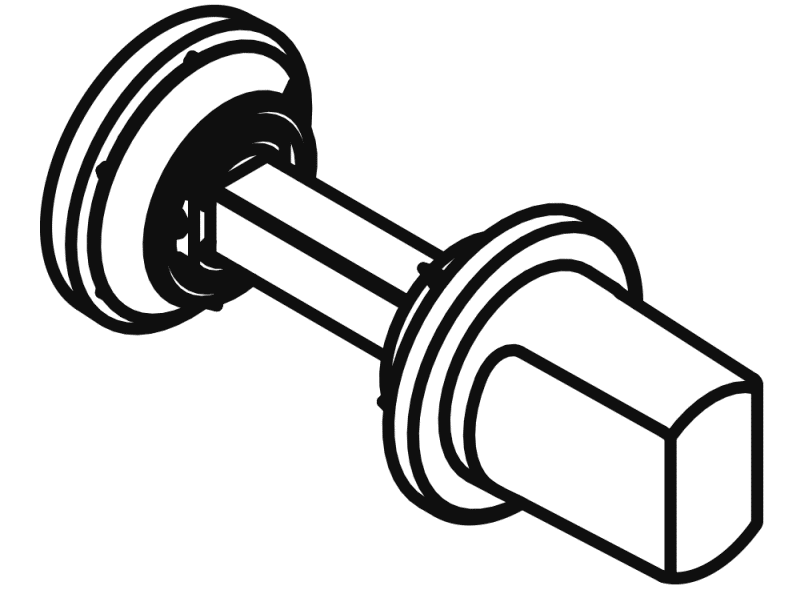 306PBVMNR туалетная розетка HEWI System 111 | Polyamid  - Вид №2