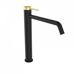 47550427 PREMIUM Черный XXL Мужской Умывальник Смеситель Черное Матовое Золото GRB MIXERS