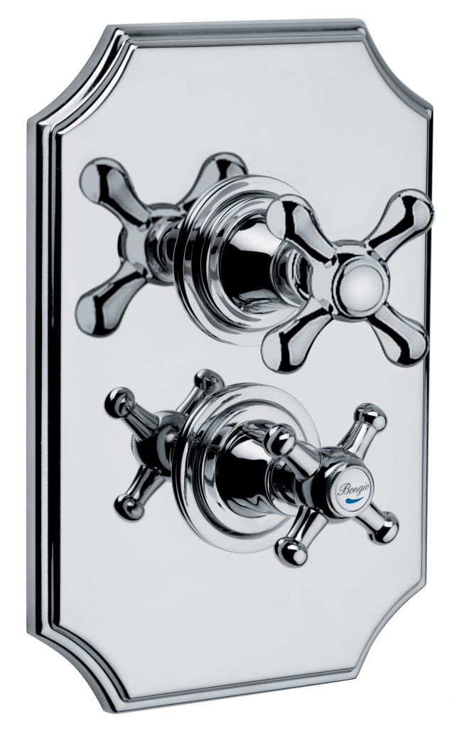 15549 Встроенный термостатический смеситель 1/2 ”с переключателем на 2 направления. Bongio Axel