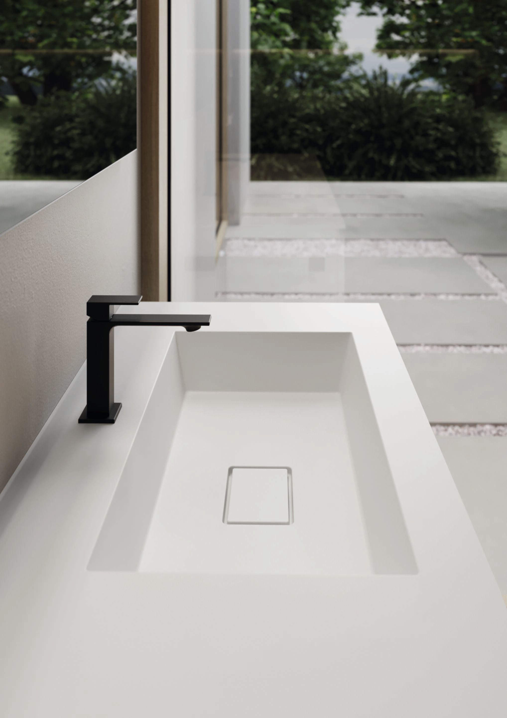 Напольный умывальник с зеркалом Ideagroup Seventy Form ARCH-00121406 - Вид №2