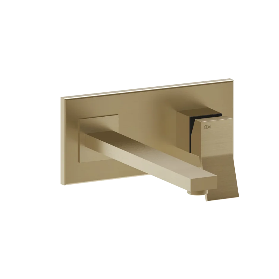 Смеситель для умывальника 53088 726 Gessi Rettangolo k ТЕПЛАЯ БРОНЗА BR. PVD 53088726