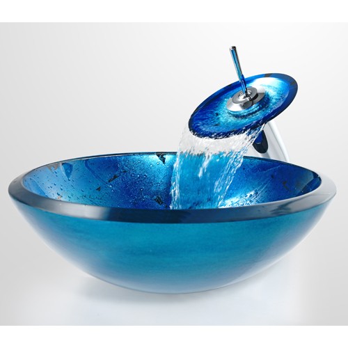 C-GV204-19mm-KGW1700 Накладная раковина на столешницу  прямоугольная Krausru  - Вид №2