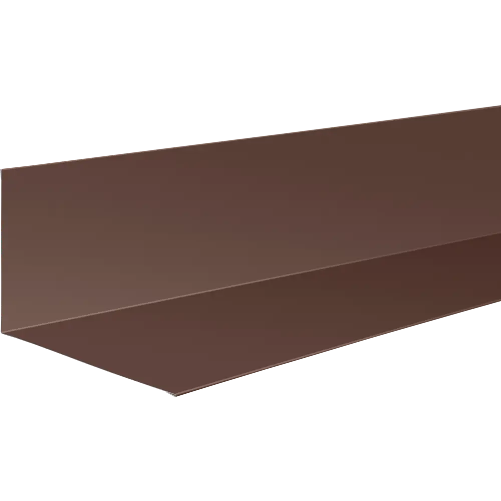 Планка примыкания верхняя 147x250 мм 2 м 0.4мм RAL 8017 Коричневый 84427772 STLM-2158195 Santreyd 