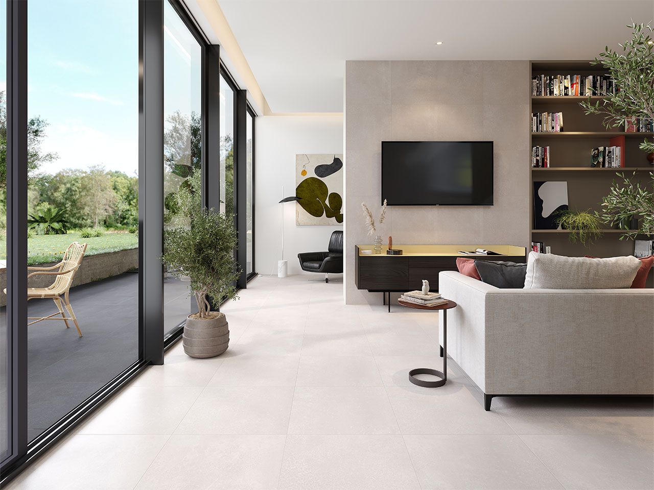 Пол / керамогранит с эффектом цемента Kaleseramik плитка ARCH-00070971 - Вид №2