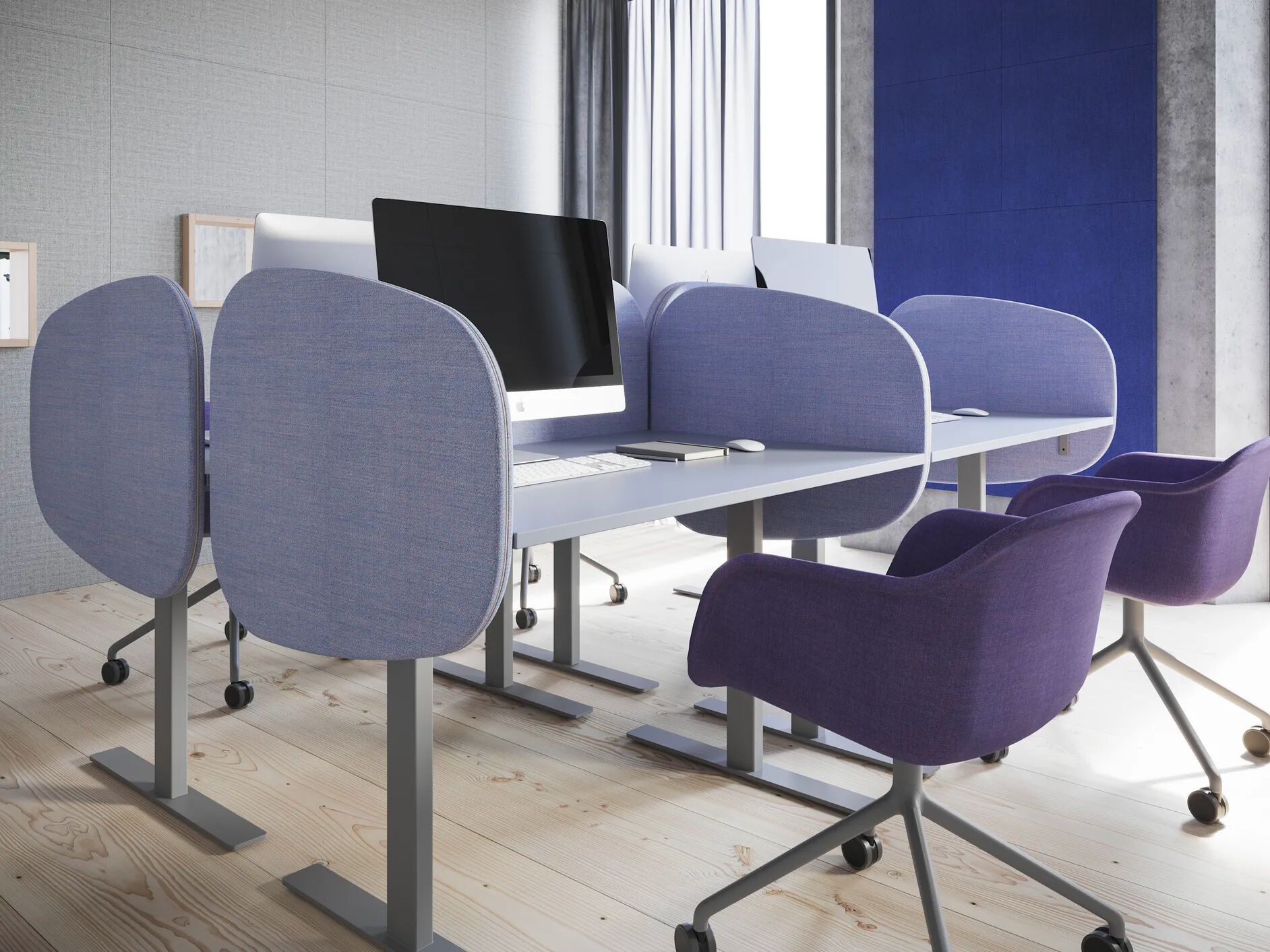 Звукопоглощающая панель перегородки стола Glimakra of Sweden SiluettFloor ARCH-00107658 - Вид №6