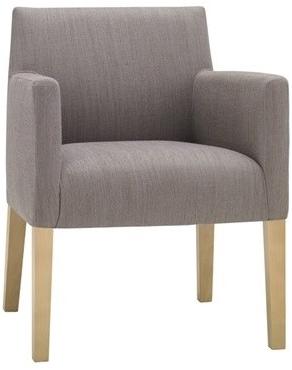 Andreu World Стул с обивкой и подлокотниками Anna Bu1405 - Вид №1