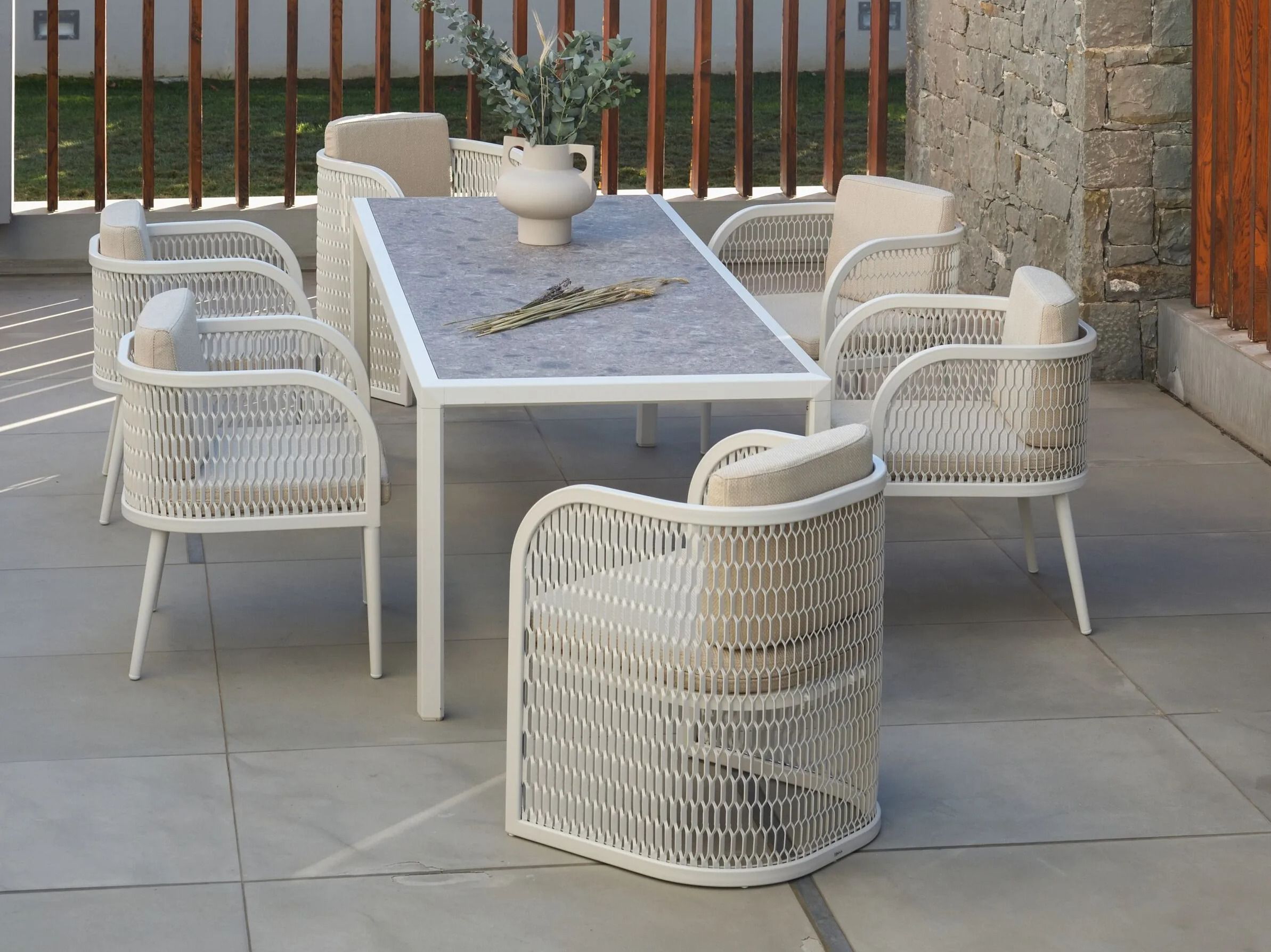 Алюминиевый стул с порошковым покрытием с подлокотниками 10Deka Ventura ARCH-00105191 - Вид №1