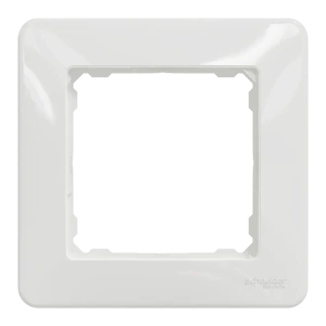 Рамка для розеток и выключателей Systeme Electric Sedna Design 1 пост, цвет белый 84828235 STLM-2040098