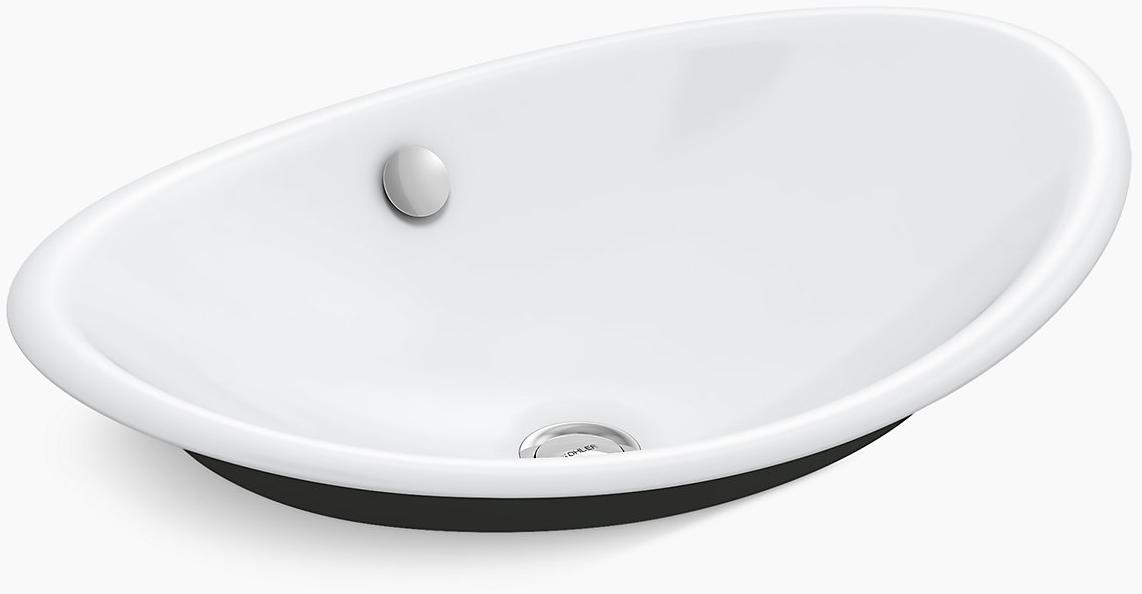 K-5403-P5-0 Накладная раковина на столешницу  прямоугольная Kohler  - Вид №1