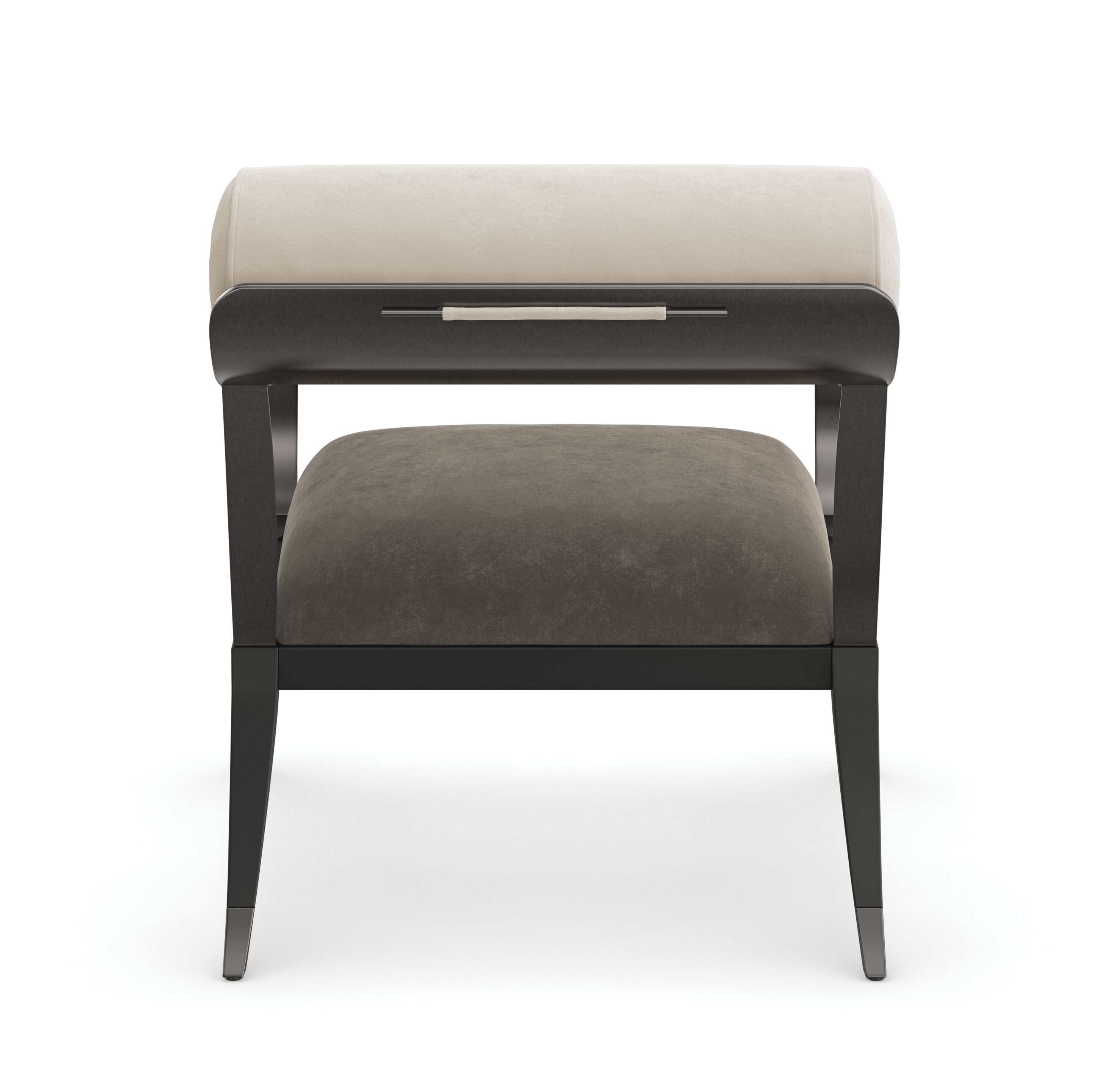 Кресло из мохера с подлокотниками Caracole HOMAGE ARCH-00100368 - Вид №3