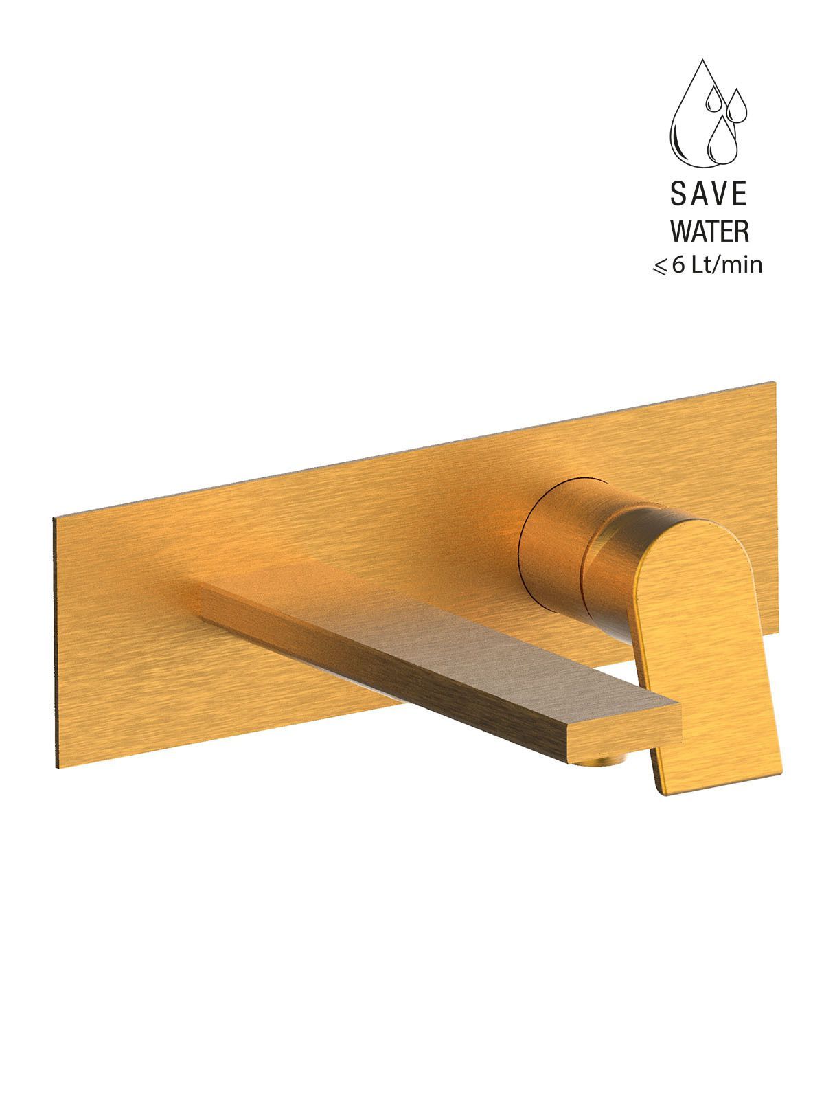 Однорычажный настенный смеситель для раковины без слива Rubinetterie Frattini Gintonic ARCH-00131555 - Вид №16