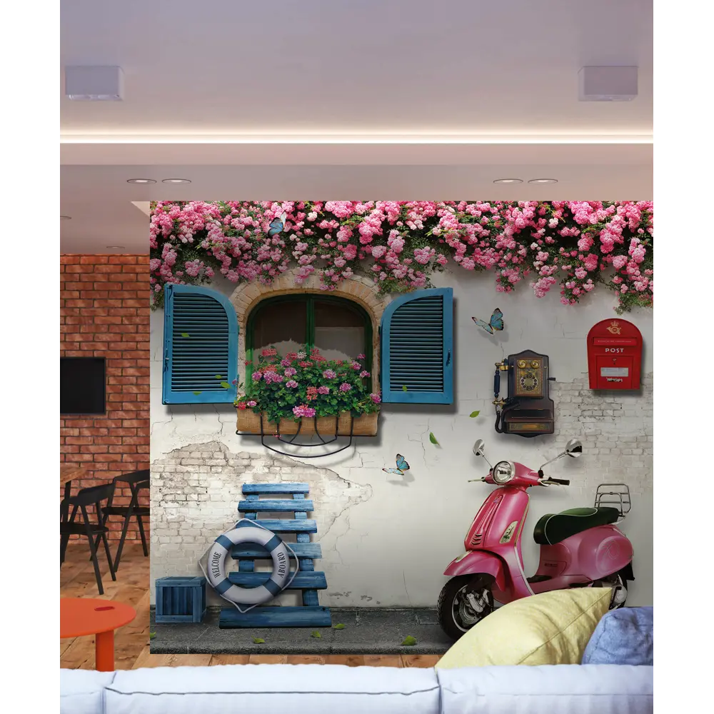 Фотообои 3D Flizart «У дома» флизелиновые 300x280 см L12-731 82363619 STLM-2120078 FBRUSH - Вид №2