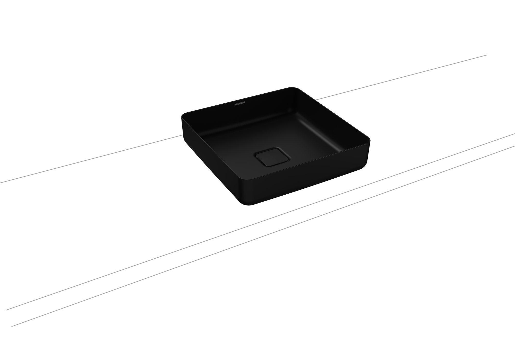 Умывальник KALDEWEI Сталь эмалированная 3184 282 холодный серый 90 3184282