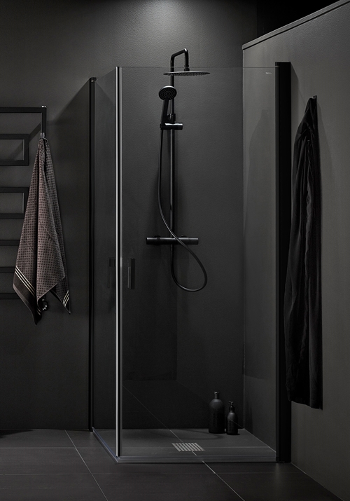 1450665 Душ Угол Igloo Pro Corner 80X80 Clear Glass Sva ... Hafa Прозрачный  - Вид №1