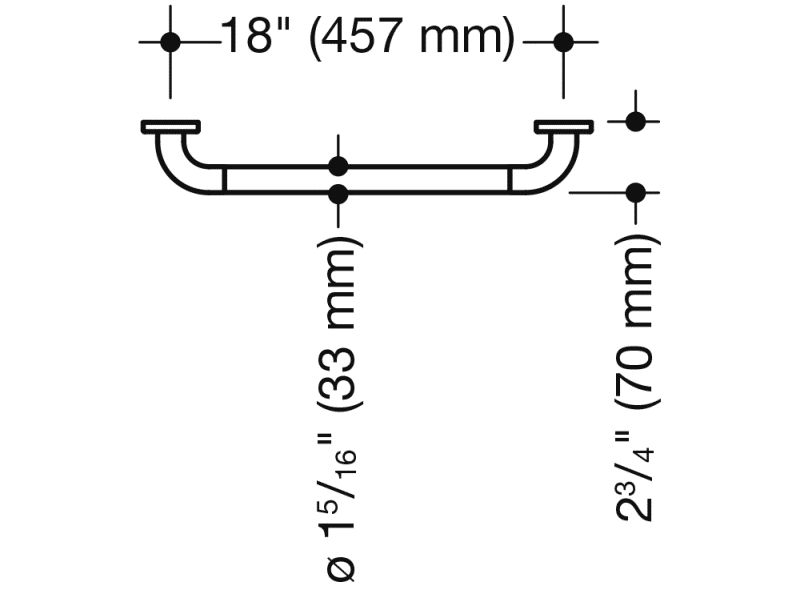 801.36BUS120 ручка для захвата HEWI USA Produkte  - Вид №5