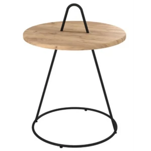 Журнальный столик круг 40x40 см черный