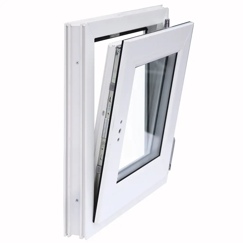 Окно ПВХ Veka 620x600 мм - поворотно-откидное с однокамерным стеклопакетом 83130814 STLM-0039252 - Вид №3