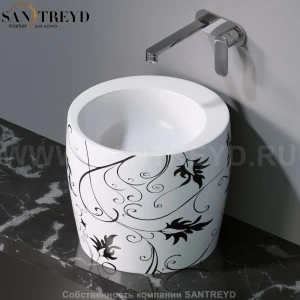 L101440 Накладная раковина на столешницу  круглая A. e T. Italia TOTEM