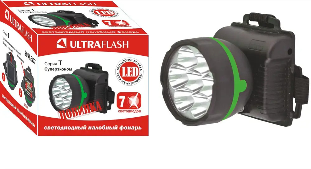 93730451 Фонарь Ultraflash 909LED7 1 Вт STLM-0559007
