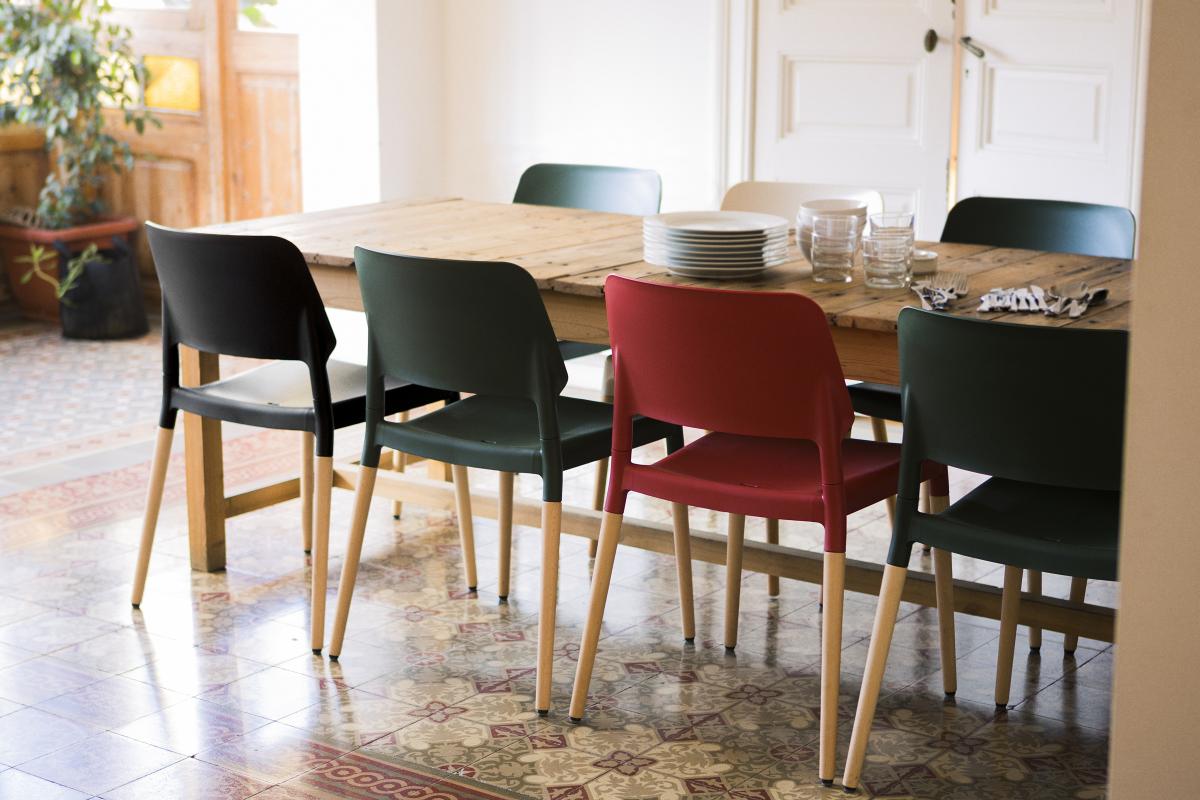 077650 Стул зеленый Santa & Cole Belloch Santreyd  - Вид №1