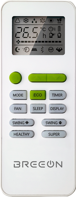 9113831 Кондиционер настенный сплит-система Breeon BRC-18TPI белый STDN-0123382 - Вид №9