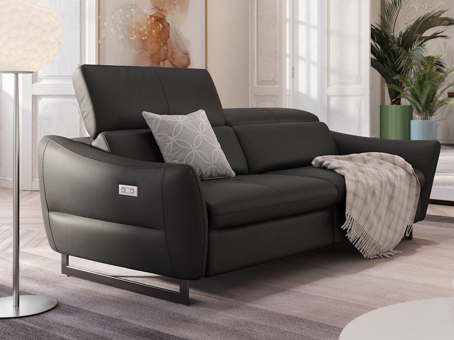 3-местный кожаный диван Sofanella MODENA ARCH-00120211 - Вид №7