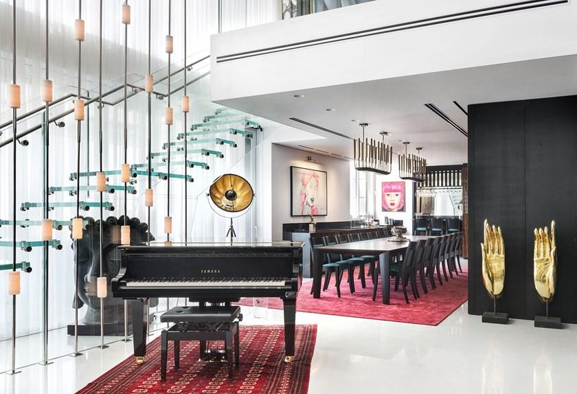 Siller Treppen Прямая стеклянная открытая лестница с двойной конструкцией sun-id-1401577 - Вид №2