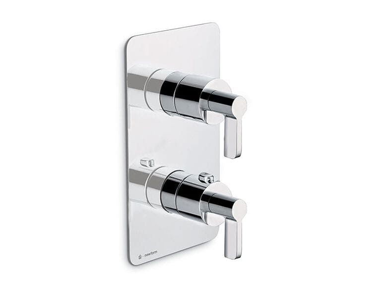 Встраиваемый термостатический смеситель для душа с 2 отверстиями Newform BLINK CHIC ARCH-00070305