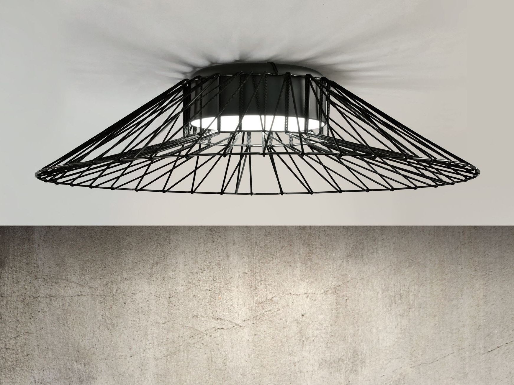 Светодиодный потолочный светильник из веревки и металла Olé Lighting Bimba ARCH-00032377 - Вид №3