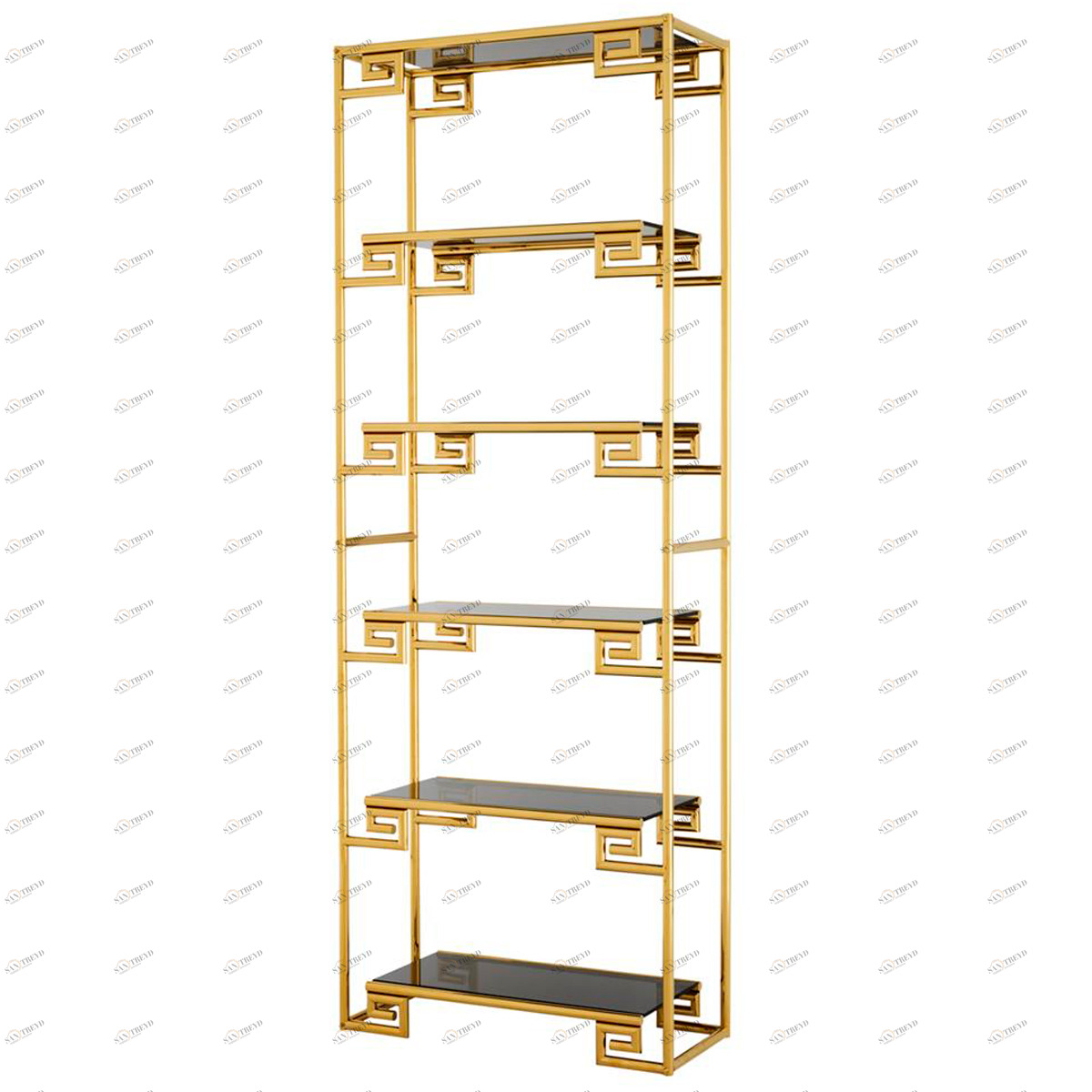 Стеллаж металлический золото Kempinski PUSHA EICHHOLTZ 062474 Золото 