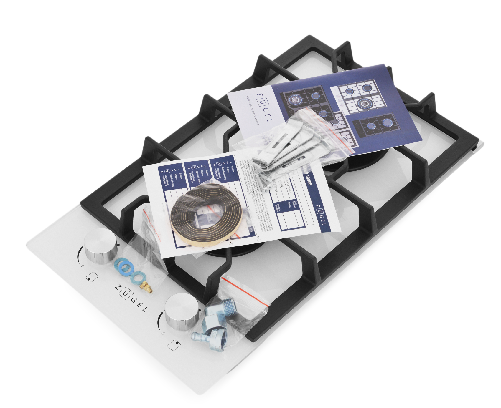 5361935 Газовая варочная поверхность ZUGEL ZGH291W STDN-0098131 - Вид №25