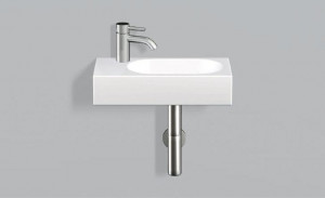 4297000400 Умывальник, wt.xxs450h.r, белая, для простого ухода Alape серия XXS (Fusion.S)