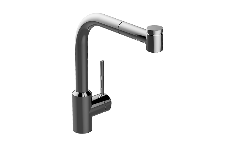 E-4625-LM41K ME-Кухонный смеситель с выдвижным душиком и двойной функцией спрей и струя GRAFF M.E./M.E. 25