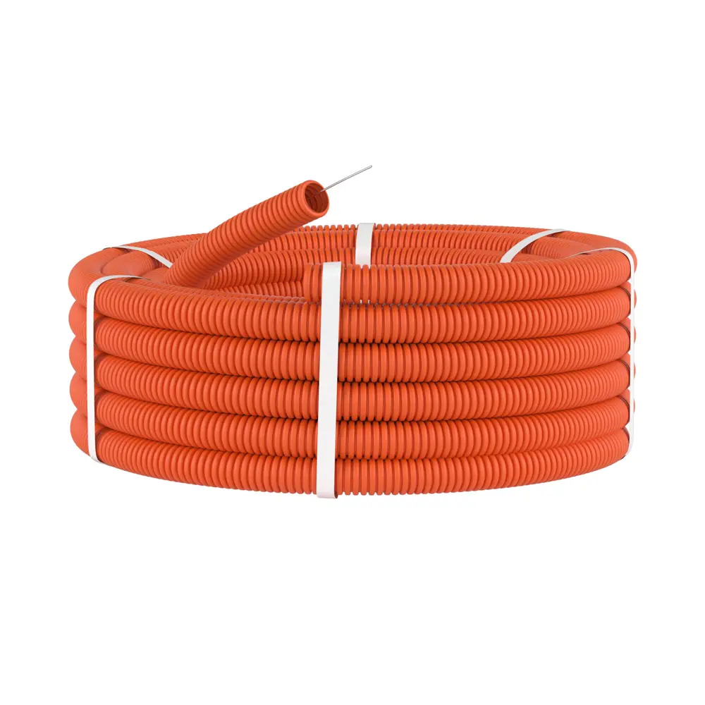 Гофрированная труба DKC для кабеля D20 мм 100 м с протяжкой 85174898 STLM-1115218 - Вид №1