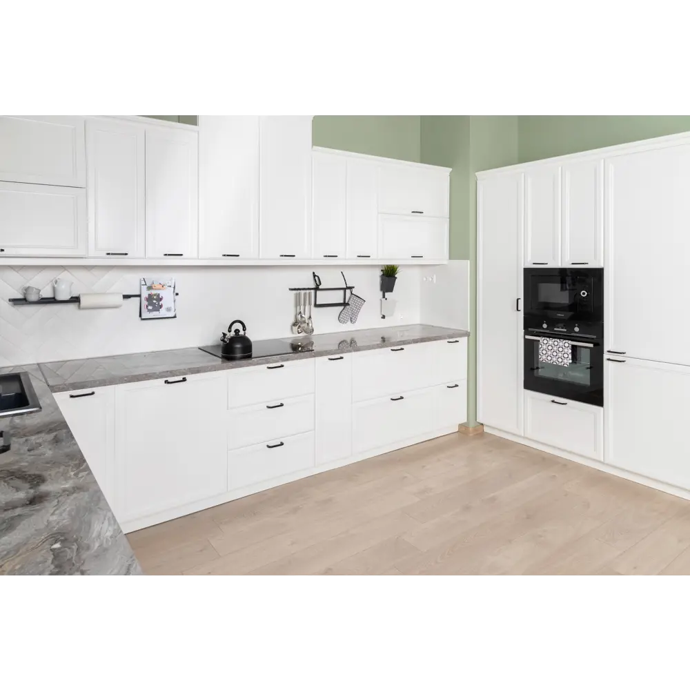 Фасад кухонный Delinia ID белый МДФ 39.7x25.3 см с тонкой рамкой 82011419 Реш STLM-0017525 - Вид №6