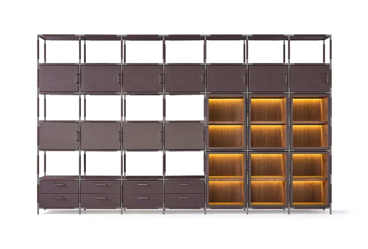 Самонесущая модульная металлическая Книжная полка Mobi SWISS ARCH-00110086 - Вид №2