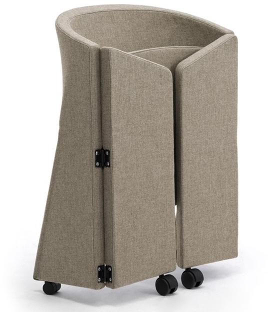 Leyform Складное кресло для конференций из ткани с подлокотниками Reef sun-id-1451857 - Вид №1