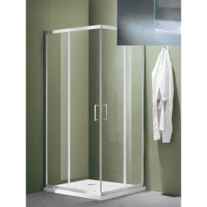 91838774 Душевая перегородка Santrek 308494 80x185см хромированный профиль STLM-1397180